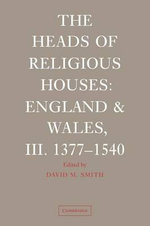 The Heads of Religious Houses
