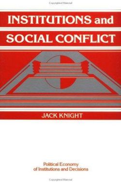 Institutions and Social Conflict