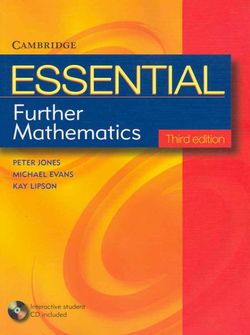 Essential Further Mathematics Third Edition with Student CD-Rom