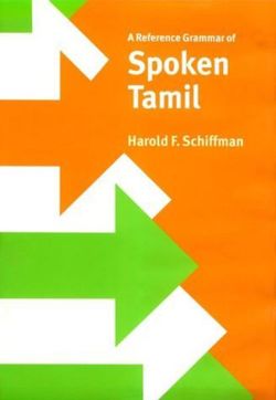 A Reference Grammar of Spoken Tamil