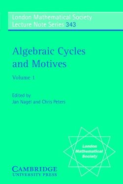 Algebraic Cycles and Motives: Volume 1