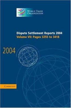 Dispute Settlement Reports 2004