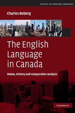 The English Language in Canada