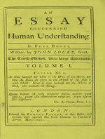An Essay Concerning Human Understanding