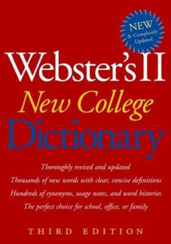 Webster's II New College Dictionary