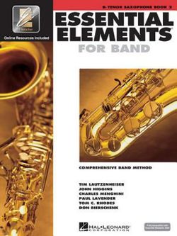 Essential Elements for Band Bb Tenor Saxophone - Book 2 with EEi (Book/Online Audio)