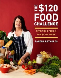 The $120 Food Challenge