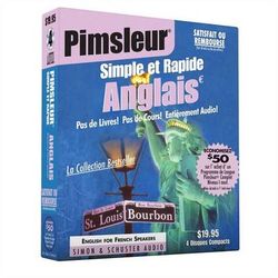 Pimsleur English for French Speakers Quick and Simple Course - Level 1 Lessons 1-8 CD