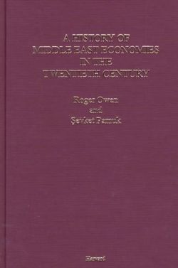 A A History of Middle East Economics C