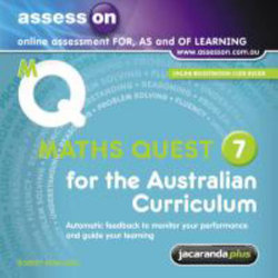 AssessON Maths Quest 7 for the Australian Curriculum (Registration Card)