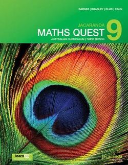 Jacaranda Maths Quest 9 Australian Curriculum 3E LearnON and Print