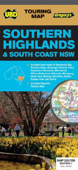 Southern Highlands & South Coast NSW Map 283/298 1st ed