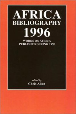 Africa Bibliography 1996