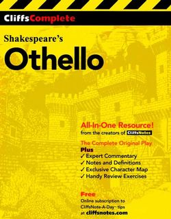 Othello: Complete Study Edition