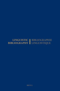 Linguistic Bibliography for the Year 1988 / Bibliographie Linguistique de l'annee 1988