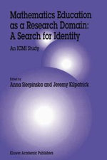 Mathematics Education as a Research Domain: A Search for Identity