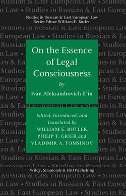On the Essence of Legal Consciousness