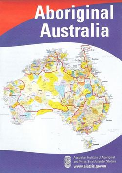Aboriginal Australia Wall Map
