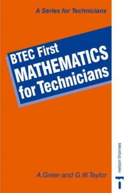 BTEC First - Mathematics for Technicians