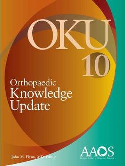Orthopaedic Knowledge Update: Volume 10