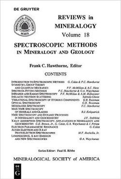 Spectroscopic Methods in Mineralogy and Geology Spectroscopic Methods in Mineralogy and Geology