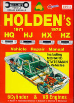 Holden: 1971-1978 HQ Hj Hx Hz (6 Cyl & V8)