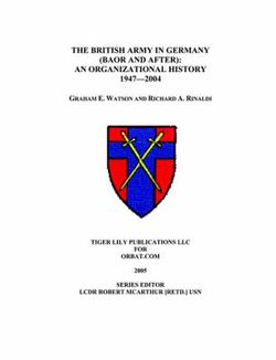 The British Army in Germany