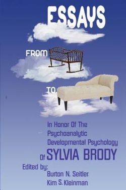 Essays from Cradle to Couch Essays from Cradle to Couch