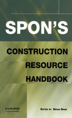 Spon's Construction Resource Handbook Spon's Construction Resource Handbook