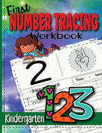 First Number Tracing Workbook for Kindergarten