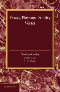 Essays, Plays and Sundry Verses