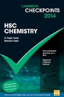 Cambridge Checkpoints HSC Chemistry 2014-16