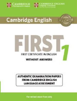 Cambridge English First 1 for Revised Exam from 2015 Student's Book without Answers