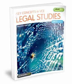 Key Concepts in VCE Legal Studies Units 1 & 2 2E Flexisaver & eBookPLUS