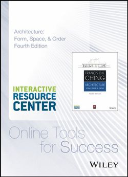 Architecture: Form, Space, and Order, 4e Interactive Resource Center Access Card