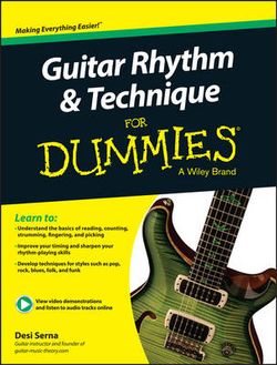 Guitar Rhythm and Techniques for Dummies, Book + Online Video and Audio Instruction