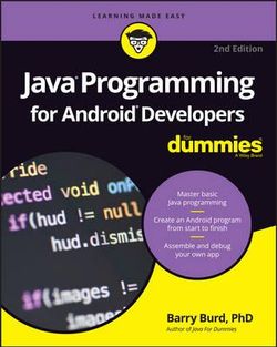 Java Programming for Android Developers for Dummies, 2nd Edition