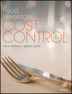 Food and Beverage Cost Control, 6e with Student Study Guide Set