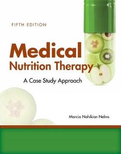 Medical Nutrition Therapy: a Case-Study Approach