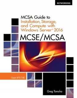 MCSA Guide to Installation, Storage, and Compute with Microsoft&amp;#65533;Windows Server 2016, Exam 70-740