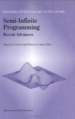 Semi-Infinite Programming