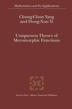Uniqueness Theory of Meromorphic Functions
