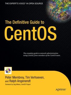 The Definitive Guide to CentOS