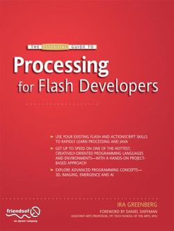 The Essential Guide to Processing for Flash Developers