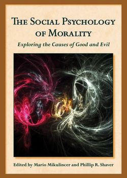 The Social Psychology of Morality