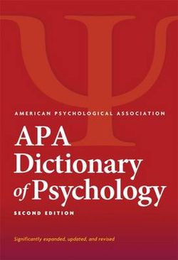 APA Dictionary of Psychology 2ed