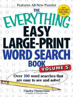 The Everything Easy Large-Print Word Search Book, Volume 5