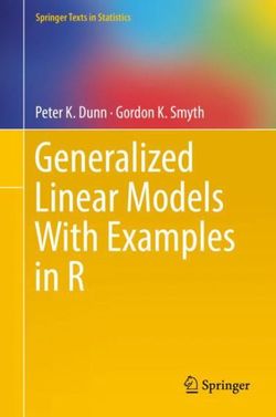 Generalized Linear Models with Examples in R