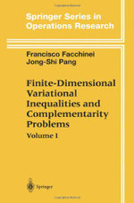 Finite-Dimensional Variational Inequalities and Complementarity Problems