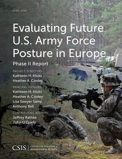 Evaluating Future U. S. Army Force Posture in Europe